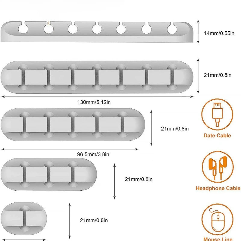 Cable Organizer Snap Clip