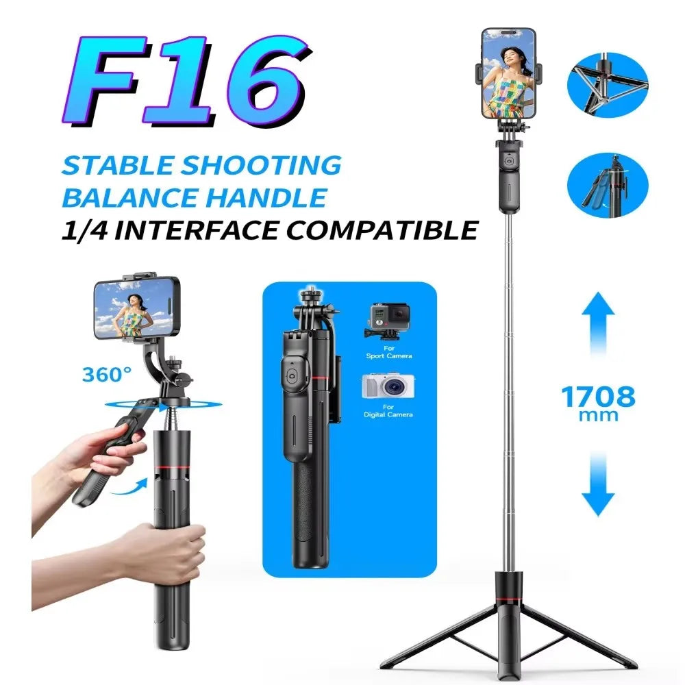 1737mm Selfie Stick Tripod