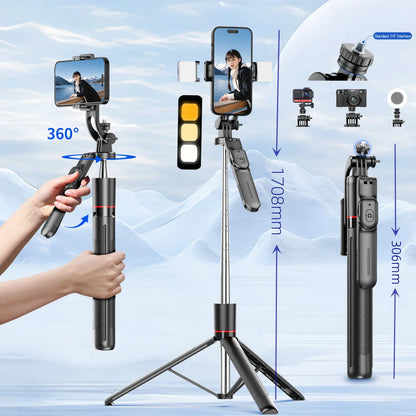 1737mm Selfie Stick Tripod